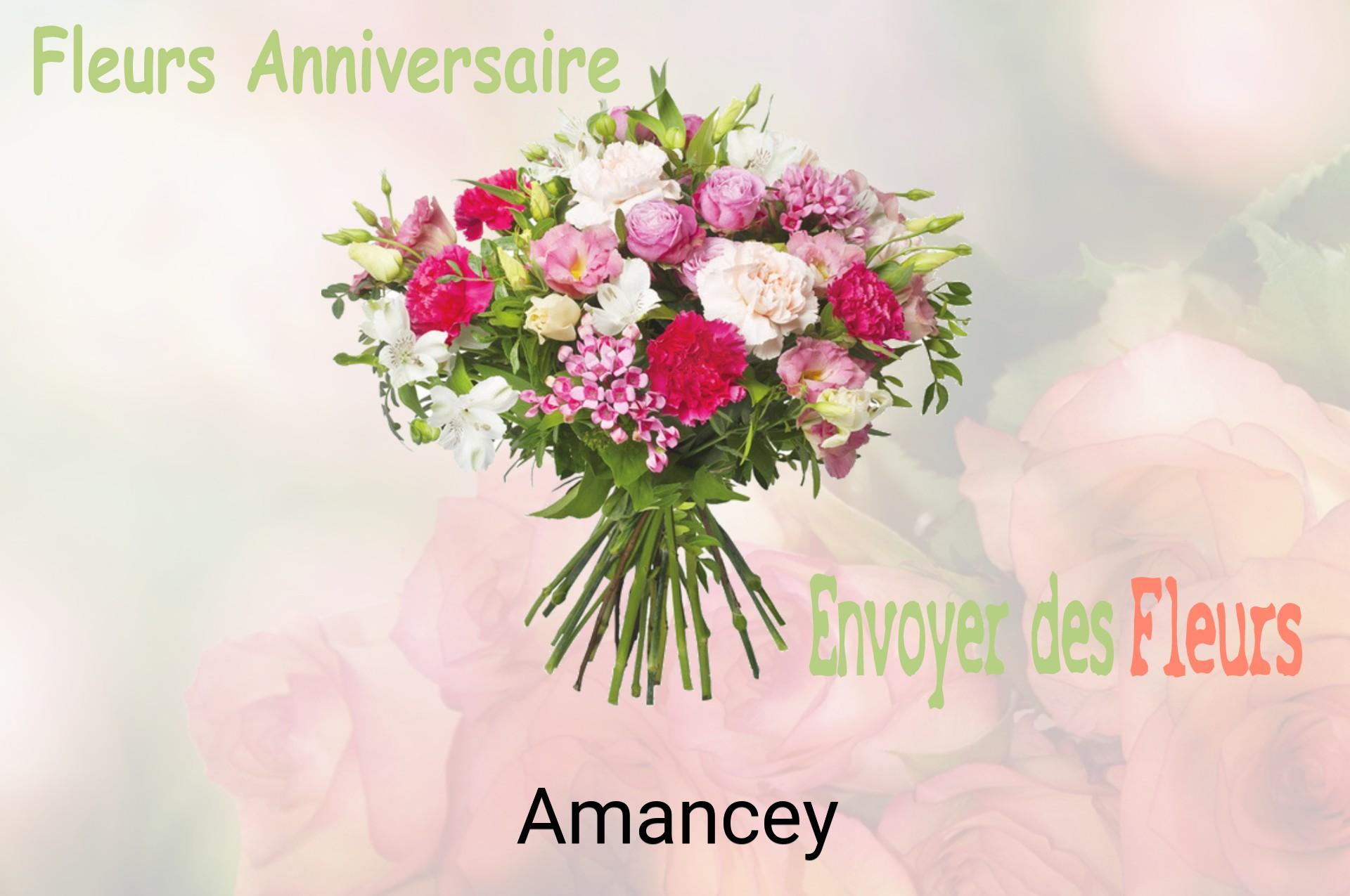 Bouquet de fleurs d’anniversaire livré à Amancey