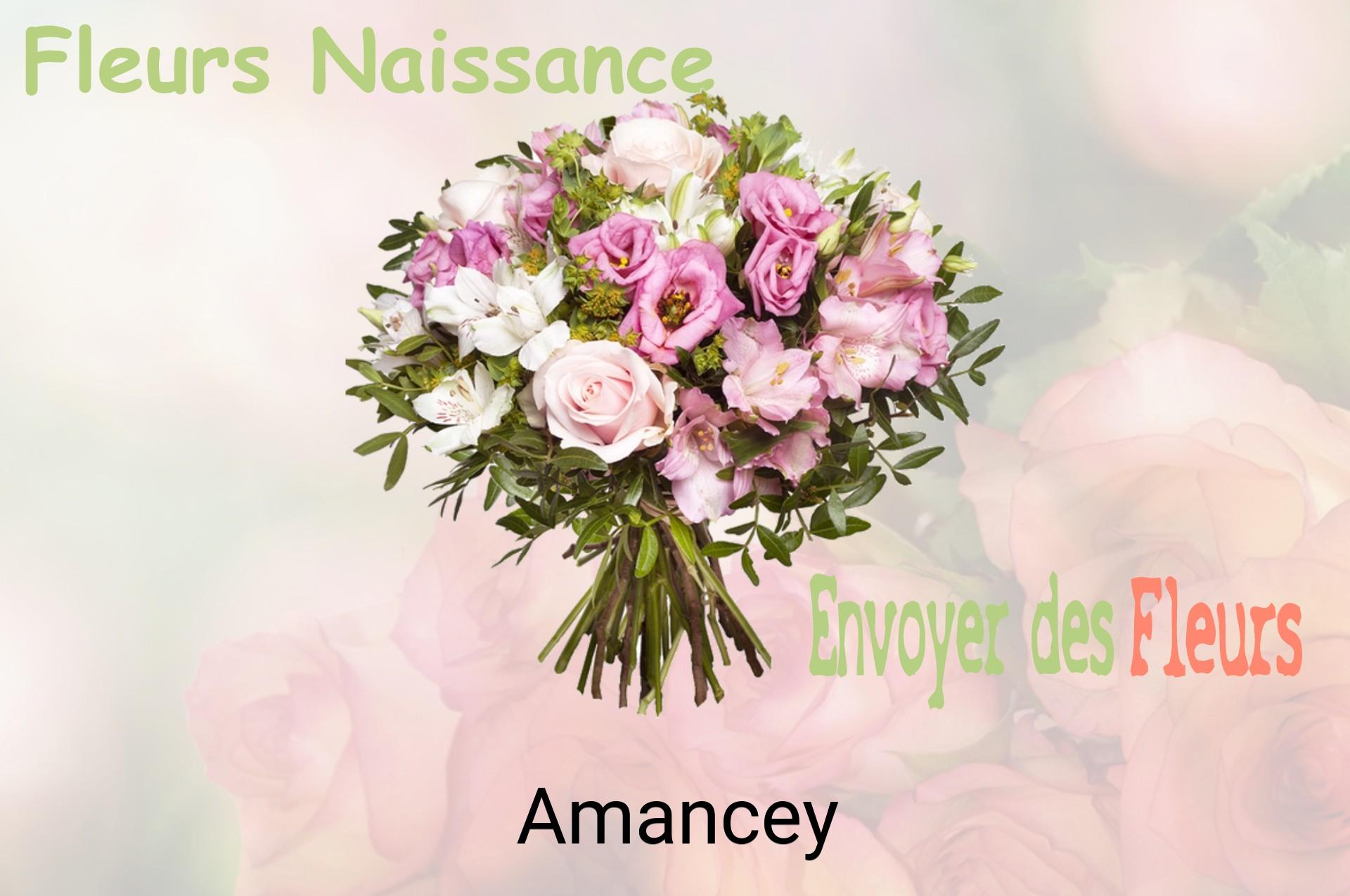 Bouquet de fleurs de naissance livré à Amancey