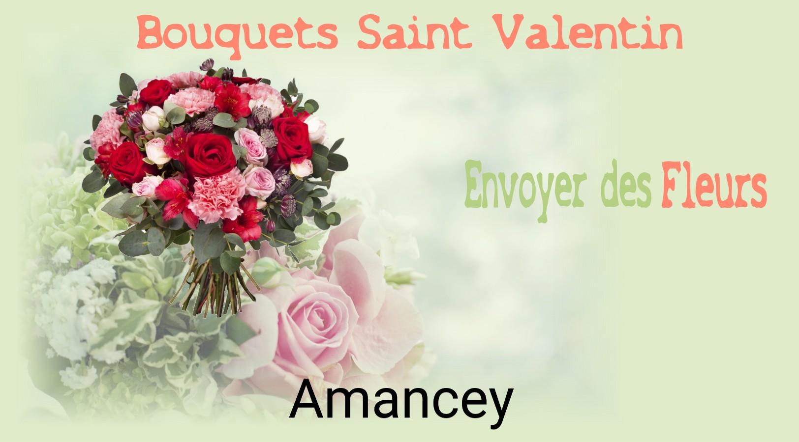 Roses de Saint-Valentin livrées à Amancey
